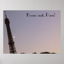 Bonne nuit, Paris! Poster