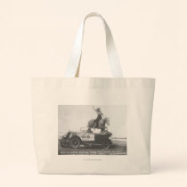 Bonnie Grey jumping her horse. bags