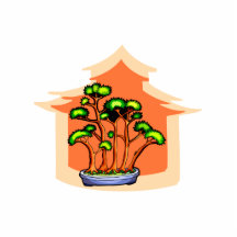 Bonsai Clump Graphic Image 1 Acrylic Cut Outs