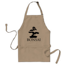 Bonsai Silhouette Aprons