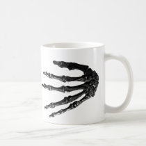 Bony hands mugs