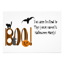 Boo! invitations