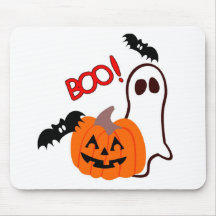 Boo Halloween Novelties Mouse Pads