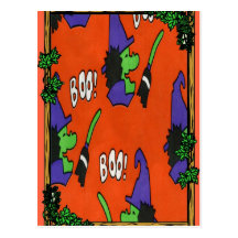 Boo! I'm a witch Postcards