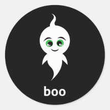 Boo the Ghost Stickers
