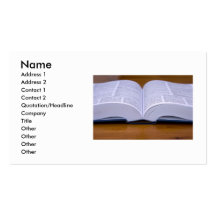 Book Business Card