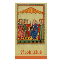 Book Club Business Cards