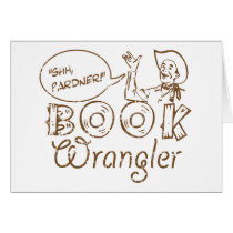 Book Cowboy Funny Librarian cards