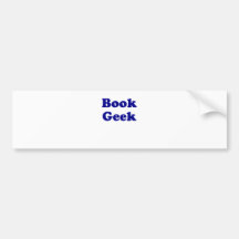 Book Geek Bumper Sticker