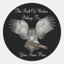 Book Of Wisdom Book Plate Sticker