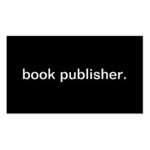 Book Publisher Business Card