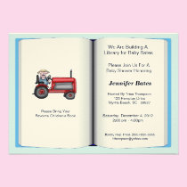 Book Theme Baby Shower Invitation (Boy) invitations