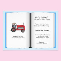 Book Theme Baby Shower Invitation (Boy) invitations