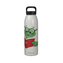 Book Worm Water Bottles