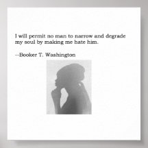 Booker T. Washington Quote Print