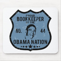 Bookkeeper Obama Nation Mouse Pad