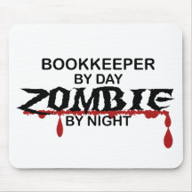 Bookkeeper Zombie Mousemat