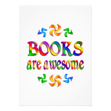 Books are Awesome Custom Invite