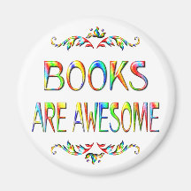 Books are Awesome Fridge Magnets