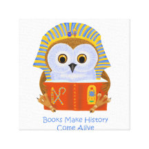Books Make History Come Alive Canvas Prints