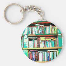 Bookshelves Key Chain
