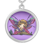 Bookworm Fairy Fantasy Art Hannah Lynn Jewelry