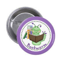 Bookworm Pin