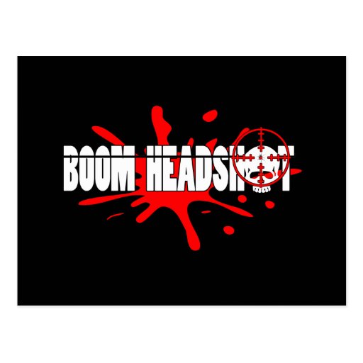 Boom   Headshot Post Card