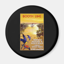 Booth Line to Portugal Madeira Fridge Magnets
