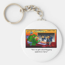 Bootleg Operation Funny Cartoon Tees & Gifts Key Chain