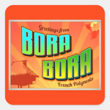 BORA BORA STICKERS