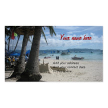 Boracay Business Card Templates