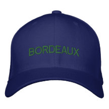 Bordeaux Cap Embroidered Hats