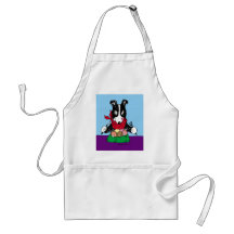Border Collie Dinner Apron