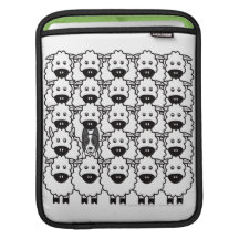 Border Collie in the Sheep iPad Sleeves