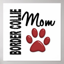 Border Collie Mum 2 Poster