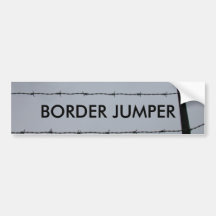 BORDER JUMPER BUMPER STICKER
