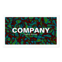 Bordered - Green Marbling Business Card Templates