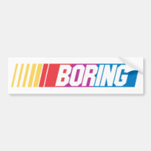 Boring Bumper Stickers