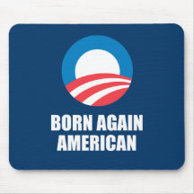 BORN AGAIN AMERICAN MOUSE MAT