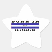 Born In El Salvador Sticker
