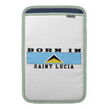 Born In Saint Lucia Sleeve For MacBook Air