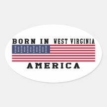 Born In West Virginia Sticker