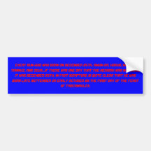 BORN ON DECEMBER 25 BUMPER STICKERS