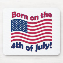Born on the 4th of July	mousepad