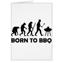 born to bbq card