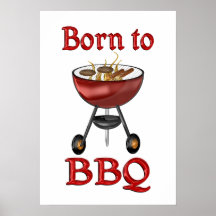 Born to BBQ Poster