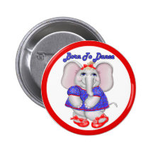 Born to Dance Pinback Button