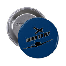 Born To Fly Button