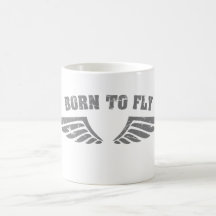 Born To Fly Wings Mugs